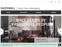 Tablet Screenshot of fargotapet.photowall.se