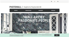 Desktop Screenshot of hagbloms.photowall.se